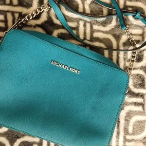 Teal Michael Kors Crossbody